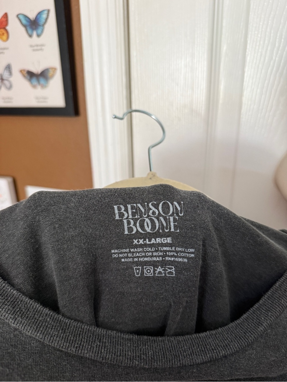 American Heart Benson Boone Concert Merch Graphic Tee 100% Cotton / Size XXL - Picture 3 of 4